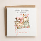 Personalised Baking Theme Birthday Card for Wife, Mum, Grandma, Daughter, Auntie, Sister etc