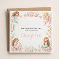 Personalised Mermaid Theme Birthday Card for Daughter, Granddaughter, Sister etc