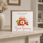 Personalised Jam Theme Birthday Card for Wife, Mum, Grandma, Daughter, Auntie, Sister etc