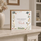 Personalised Cricket Theme Birthday Card for Husband, Dad, Grandad, Son,  Uncle, Brother etc