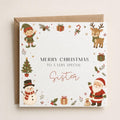 Personalised Christmas Card for Children | Santa, Elf, Reindeer Theme