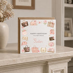 Personalised Designer Bags Theme Birthday Card for Wife, Mum, Grandma, Daughter, Auntie, Sister etc