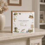 Personalised Fishing Theme Birthday Card for Husband, Dad, Grandad, Son,  Uncle, Brother etc