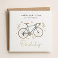 Personalised Cycling Theme Birthday Card for Husband, Dad, Grandad, Son,  Uncle, Brother etc