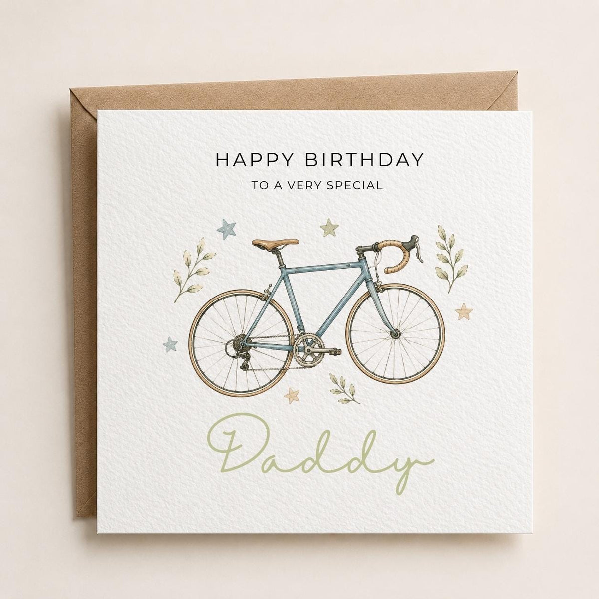 Personalised Cycling Theme Birthday Card for Husband, Dad, Grandad, Son,  Uncle, Brother etc