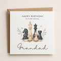 Personalised Chess Theme Birthday Card for Husband, Dad, Grandad, Son,  Uncle, Brother etc