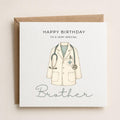 Personalised Doctor Theme Birthday Card for Husband, Dad, Grandad, Son,  Uncle, Brother etc