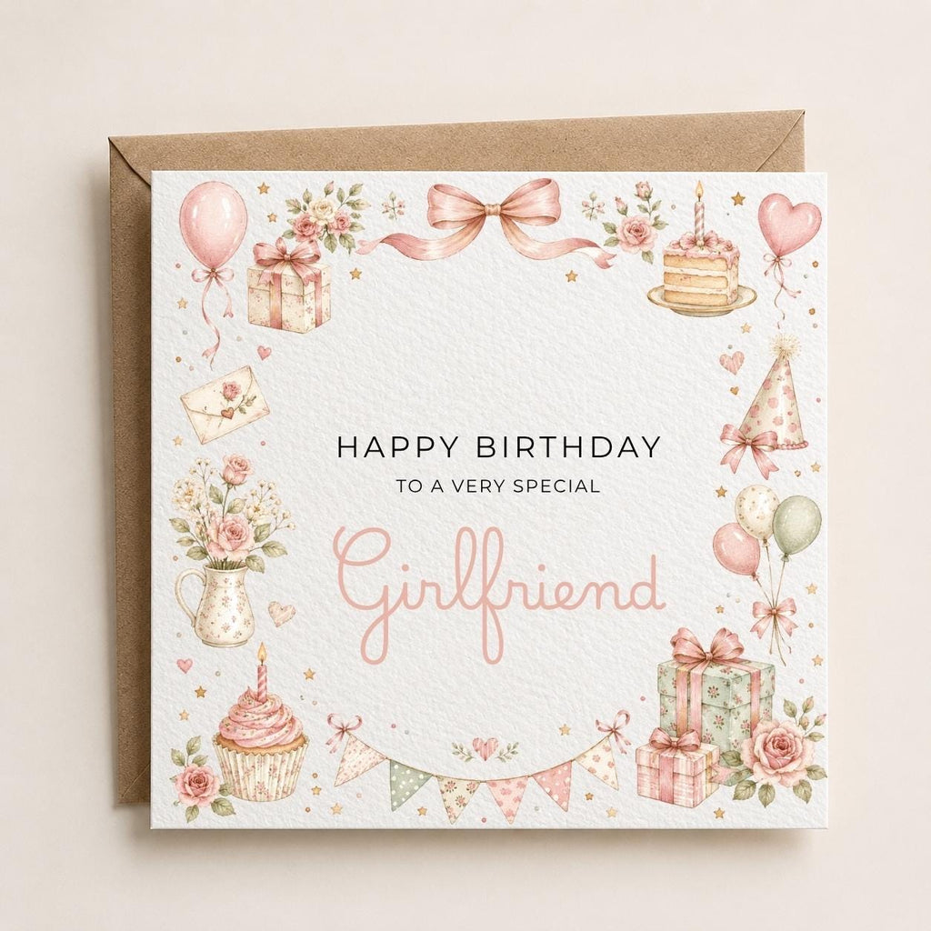 Personalised Birthday Theme Birthday Card for Wife, Mum, Grandma, Daughter, Auntie, Sister etc