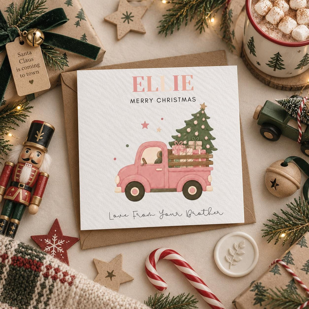 Personalised Christmas Card | For Children | Completely Customisable | Festive Children's Greetings Card