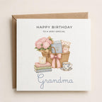 Personalised Grandmillennial Theme Birthday Card for Wife, Mum, Grandma, Daughter, Auntie, Sister etc