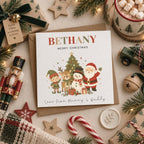 Personalised Christmas Card | For Children | Completely Customisable | Festive Children Greetings Card