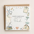 Personalised Doctor Theme Birthday Card for Husband, Dad, Grandad, Son,  Uncle, Brother etc