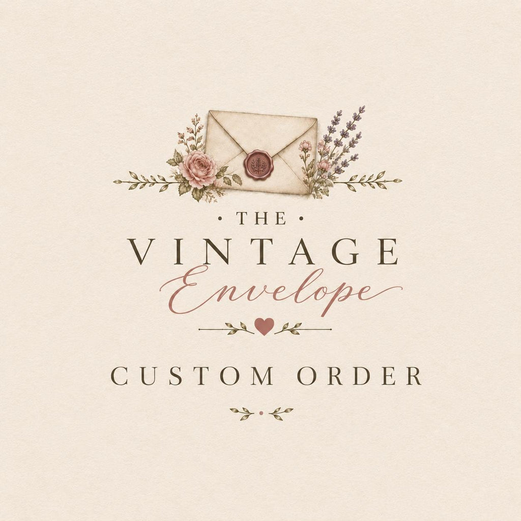 The Vintage Envelope's Custom Card Design Service