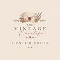 The Vintage Envelope's Custom Card Design Service