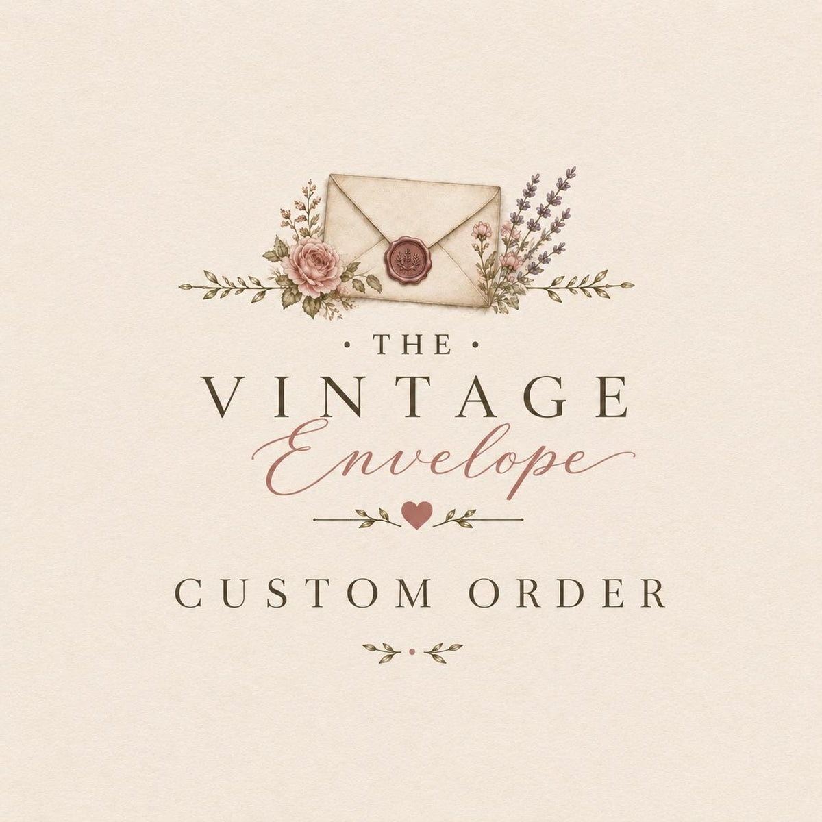 The Vintage Envelope's Custom Card Design Service