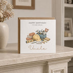 Personalised Builder Theme Birthday Card for Husband, Dad, Grandad, Son,  Uncle, Brother etc