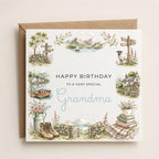 Personalised Lake District Theme Birthday Card for Wife, Mum, Grandma, Daughter, Auntie, Sister etc