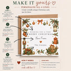 Personalised Christmas Card | Vintage Festive Greeting | Luxury Xmas Keepsake | Completely Customisable | Old-Fashioned Christmas