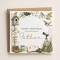 Personalised Birds Theme Birthday Card for Husband, Dad, Grandad, Son,  Uncle, Brother etc
