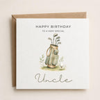 Personalised Golf Theme Birthday Card for Husband, Dad, Grandad, Son,  Uncle, Brother etc
