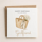 Personalised Neutral Theme Birthday Card for Wife, Mum, Grandma, Daughter, Auntie, Sister etc