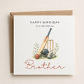 Personalised Cricket Theme Birthday Card for Husband, Dad, Grandad, Son,  Uncle, Brother etc