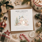 Personalised Christmas Card | For Children | Completely Customisable | Festive Children's Greetings Card | Snowman Theme