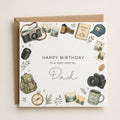 Personalised Camera / Photography Theme Birthday Card for Husband, Dad, Grandad, Son,  Uncle, Brother etc