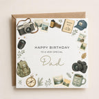 Personalised Camera / Photography Theme Birthday Card for Husband, Dad, Grandad, Son,  Uncle, Brother etc