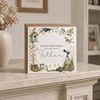 Personalised Birds Theme Birthday Card for Husband, Dad, Grandad, Son,  Uncle, Brother etc