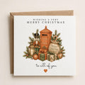 Personalised Christmas Card | Vintage Festive Greeting | Luxury Xmas Keepsake | Completely Customisable | Old-Fashioned Christmas