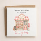 Personalised Sweets Theme Birthday Card for Daughter, Granddaughter, Sister etc