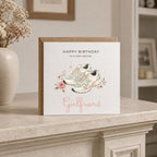 Personalised Running Theme Birthday Card for Wife, Mum, Grandma, Daughter, Auntie, Sister etc