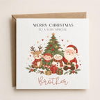 Personalised Christmas Card for Children | Santa, Elf, Snowman, Reindeer
