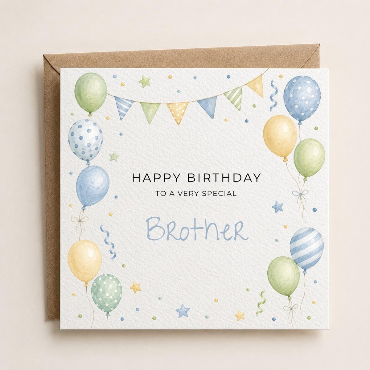 Personalised Birthday Theme Birthday Card for Son, Grandson, Brother etc