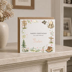 Personalised Walking Theme Birthday Card for Wife, Mum, Grandma, Daughter, Auntie, Sister etc