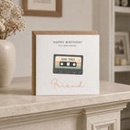 Personalised Record Theme Birthday Card for Husband, Dad, Grandad, Son,  Uncle, Brother etc