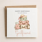 Personalised Travel Theme Birthday Card for Wife, Mum, Grandma, Daughter, Auntie, Sister etc