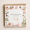 Personalised Trade Theme Birthday Card for Wife, Mum, Grandma, Daughter, Auntie, Sister etc
