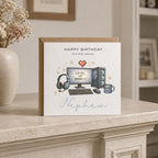 Personalised Gaming Theme Birthday Card for Husband, Dad, Grandad, Son,  Uncle, Brother etc