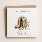 Personalised Gent Theme Birthday Card for Husband, Dad, Grandad, Son,  Uncle, Brother etc