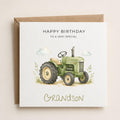 Personalised Farm Theme Birthday Card for Son, Grandson, Brother etc