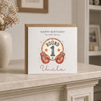 Personalised Boxing Theme Birthday Card for Husband, Dad, Grandad, Son,  Uncle, Brother etc