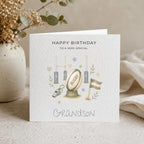 Personalised Rugby Theme Birthday Card for Son, Grandson, Brother etc