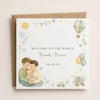 Personalised Dad & Dad New Baby Card