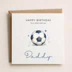 Personalised Football Theme Birthday Card for Husband, Dad, Grandad, Son,  Uncle, Brother etc