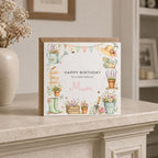 Personalised Gardening Theme Birthday Card for Wife, Mum, Grandma, Daughter, Auntie, Sister etc