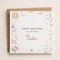 Personalised Astronomy Theme Birthday Card for Wife, Mum, Grandma, Daughter, Auntie, Sister etc