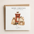 Personalised Christmas Card for Children | Vintage Post / Letters To Santa Theme