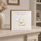 Personalised New Baby Boy Card
